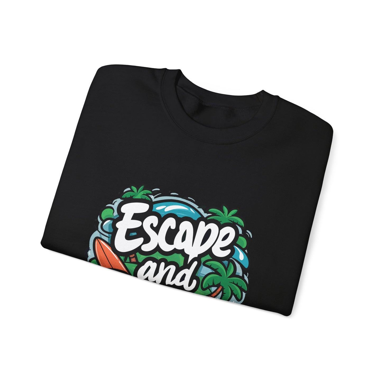 Escape and Explore Crewneck Sweatshirt - Unisex Heavy Blend™
