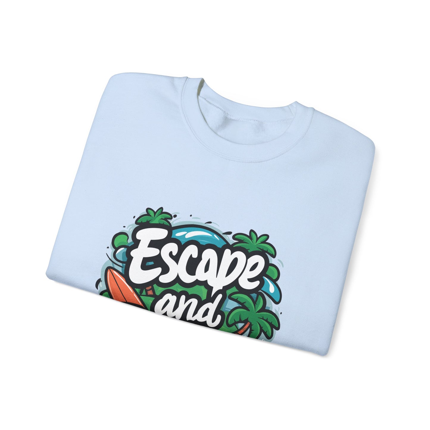 Escape and Explore Crewneck Sweatshirt - Unisex Heavy Blend™