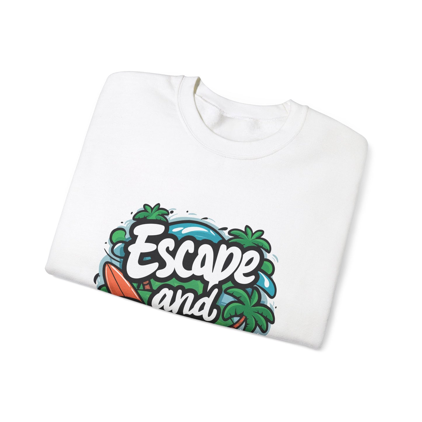 Escape and Explore Crewneck Sweatshirt - Unisex Heavy Blend™